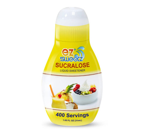 EZ-Sweetz Liquid Sweetener (2 Pack 1.05oz - 400 Servings/Bottle)