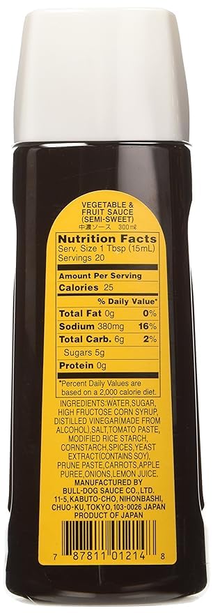 Bull-Dog Chuno Semi-Sweet Sauce, 10.1 Fl. Oz. (3 Bottles)
