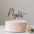 ZYGJYJXSX The Night Before Cake Topper, One Day Away, Rehearsal Dinner Wedding Cake Decors, Tomorrow We Do, Black