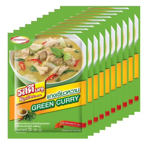 Rosdee 55g. (Pack 5) Thai Food Menu Green Curry Powder