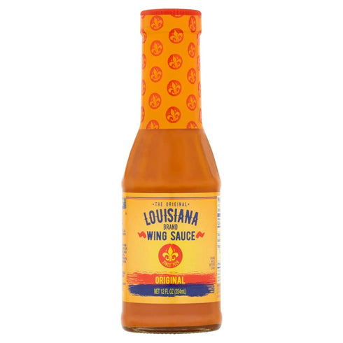 "LOUISIANA" Brand (12 (Pack 6)) Louisiana Brand The Original Wing Sauce, Added Hot & Spicy Flavor for Wings Ounce