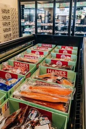 Haines Packing Company 15g 6oz (1 Pack) Canned Sockeye Salmon - Premium Natural Sockeye Salmon with Skin & Bones