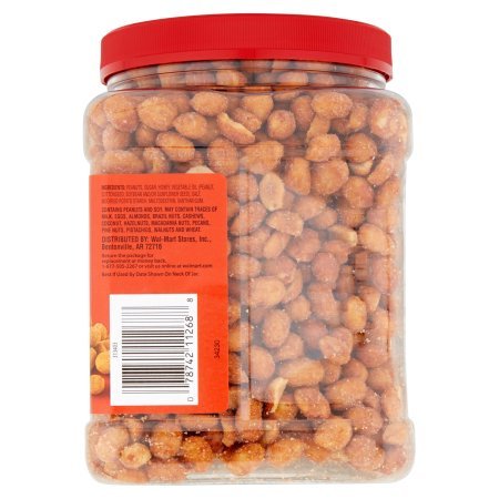 Chao Thai Peanuts,(2-Jars 34.5 oz) Great Value Honey Roasted