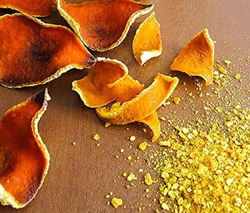 (16 Oz Pack) Fruidles Orange Peel, Chopped Dried Orange Peel Citrus Zest, Kosher Certified