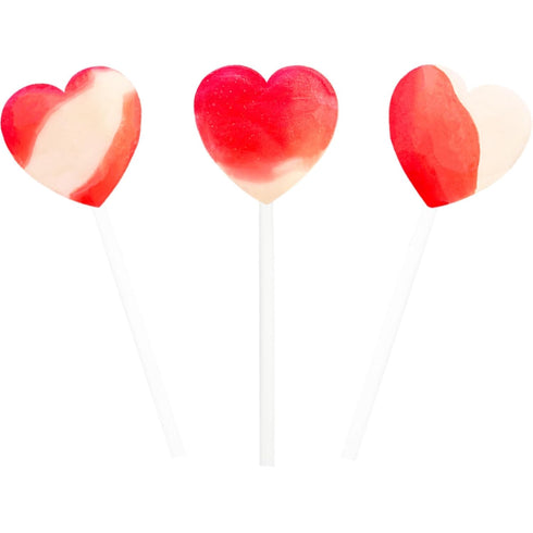 400 5 5g 400 5 Fruidles Valentine's Lollipops Pounds Bulk Mini Strawberry & Cream Heart Shaped Flavored Lollipop