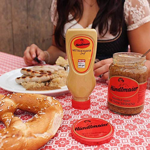 Haendlmaier 2x100 ml, Bavarian sweet home-made mustard / Germany