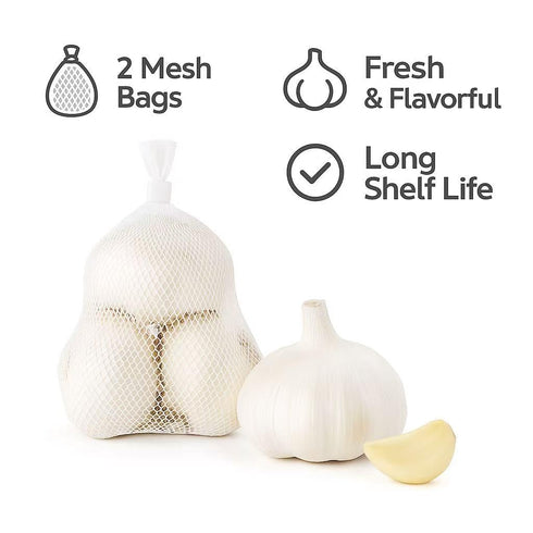 Generic 5PK 2 10 oz Fresh Garlic White Garlic Bag