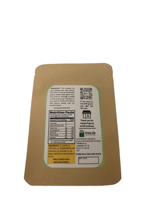 (24 Pack) Turkish Kefir Starter Dehydrated & Powdered Milk Kefir Active Probiotic Cultures Starter - No Maintenance