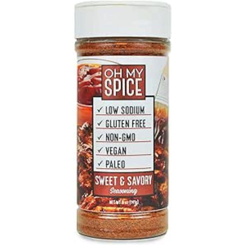 Taco Seasoning Mix BBQ Rub - Gluten Free & Low Sodium Mexican Seasoning Blend for Tacos, Fajitas, and Burritos (4.1oz)