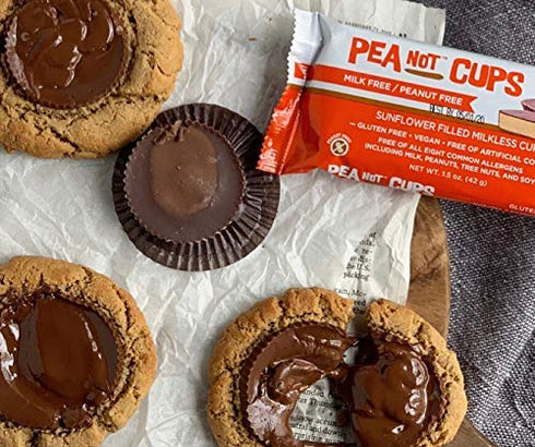 (3 Pack) Vegan, Gluten Free, Nut Free |Large Chocolate PeaNot Butter Cups | Dairy Free, Soy Free, Sesame Free | Allergy