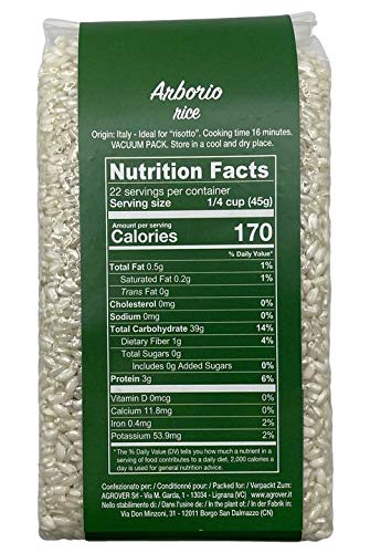 35 oz (Pack 2) Sanniti Italian Arborio Rice
