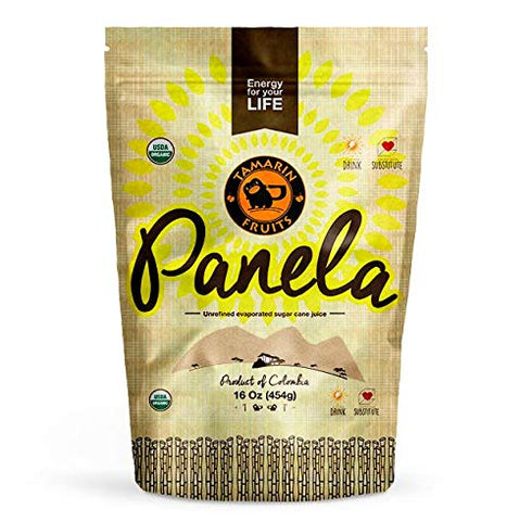 Tamarin Fruits Panela - Unrefined Evaporated Sugar Cane, 1 pound (1 pound)