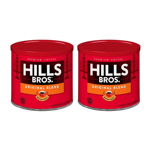 Hills Bros . Original, Medium Roast, Coffee (26 Ounce (Pack of 2))