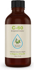 60 C60 4oz 108mg C60, 99.9% Carbon in Olive Oil Glass Bottle, Pure Solvent Free, Organic Extra Virgin Olive, Longevity