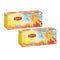 Lipton Southern Sweet Iced Tea Bags Family Size 22 Count (Pack of 2)