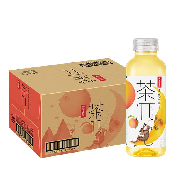 Generic Peach Oolong Tea Drink, Bottled Fruit-Flavored Tea Beverage, Refreshing Ready-to-Drink Cold Tea,