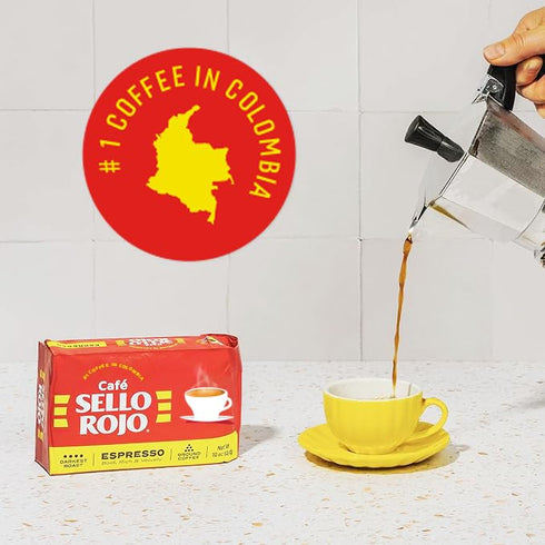 10 oz (Pack 6) Sello Rojo Espresso Brick