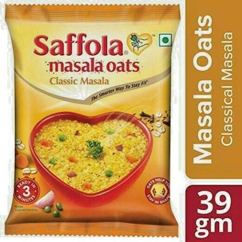 Saffola 39 Pack 12 Masala Oats- Classic Masala - Gm X