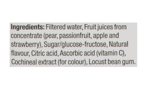 Fruitopia 1L 34 oz (1L, 8) Strawberry Passion Awareness Fruit Juice / Each