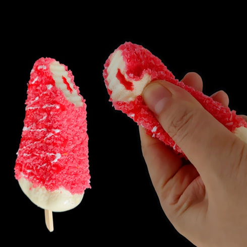 Jilukibo 6 Pack Artificial Popsicle with a Bite, Realistic Fake Ice Cream Bar Simulation Imitation Cake Desserts Food