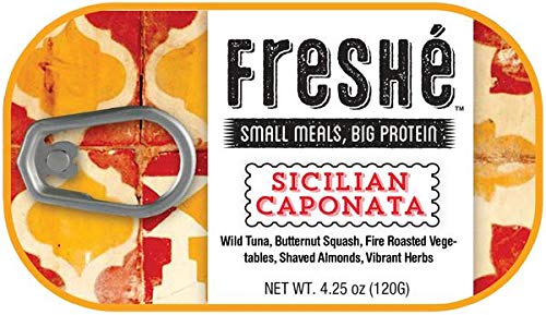 Fresh Gourmet Canned Tuna (Sicilian Caponata, 10 pack of 4.25 oz. tin)