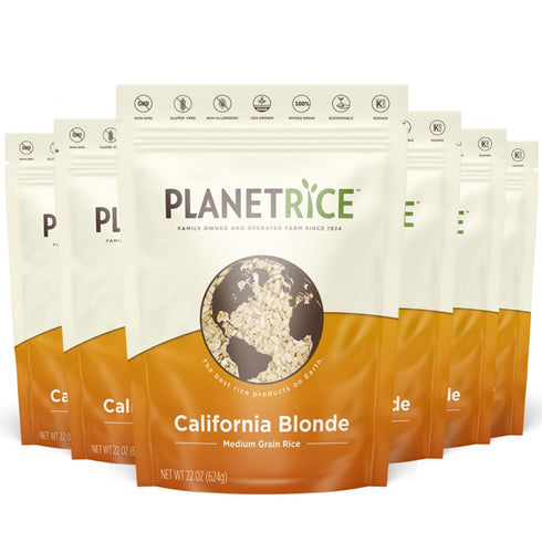 Planet Rice Bulk Sprouted Blonde Rice Bulk - Great for Bulk Cooking