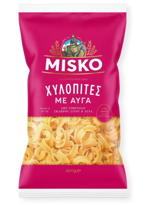 Misko Hilopites with eggs