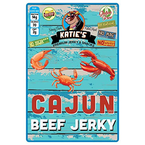 Katie's Beef Jerky - Sugar Free Beef Jerky -12 Delicious Keto-Friendly Flavors,
