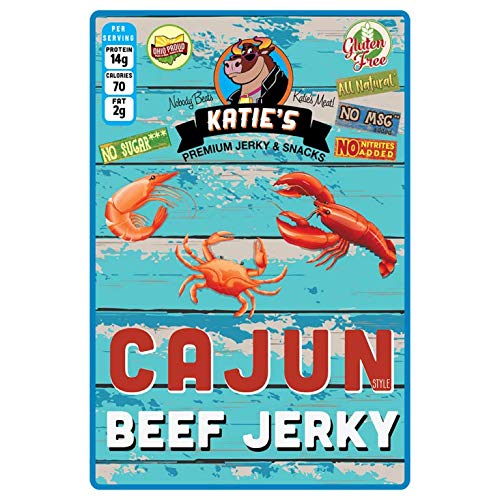 Katie's Beef Jerky - Sugar Free Beef Jerky -12 Delicious Keto-Friendly Flavors,