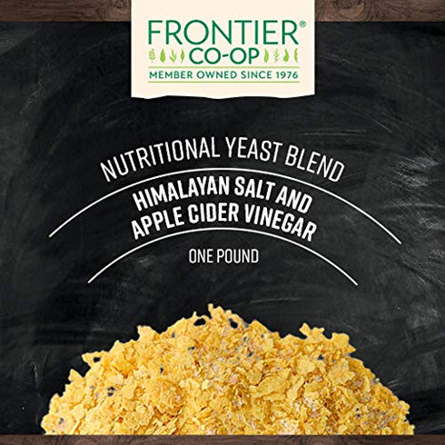 1lb Frontier Co-op Salt and Vinegar Nutritional Yeast Blend