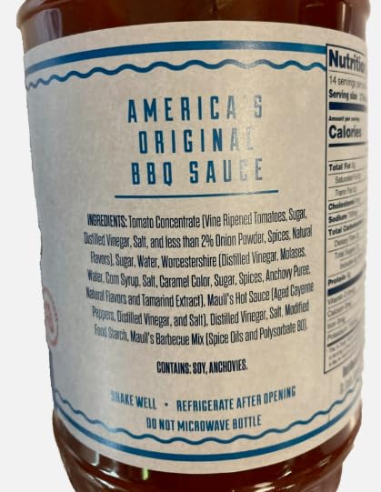 Maull's 18 Pack 2 Classic Barbecue Sauce, Ounce, St. Louis Style- The Oldest BBQ Sauce in America- Original Flavor