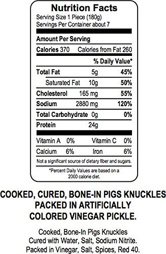 Herbs 1 68 OZ Herb's Pickled Pig Knuckles, - FL