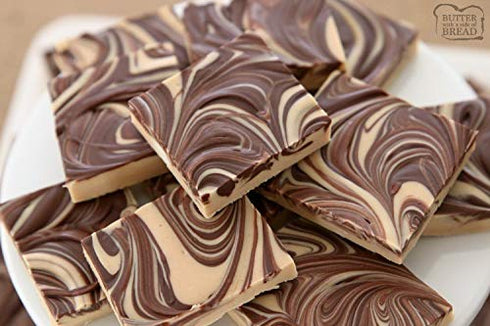 Baker's Corner 24oz Almond Bark Vanilla + Chocolate