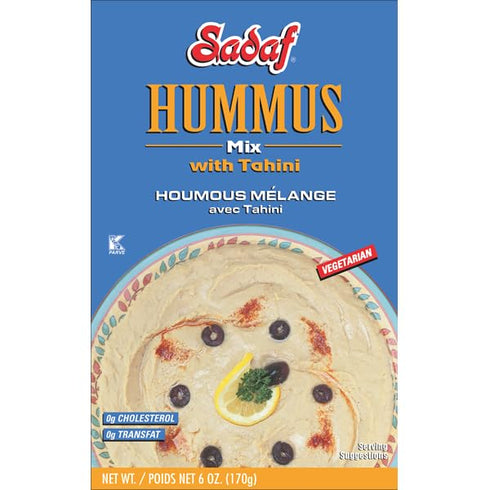 Sadaf Hummus Mix with Tahini - Tahini Hummus for Cooking - Healthy