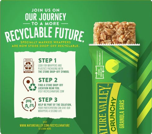 8.94 oz. Nature Valley Granola Bars, Chrunchy, Pecan Crunch
