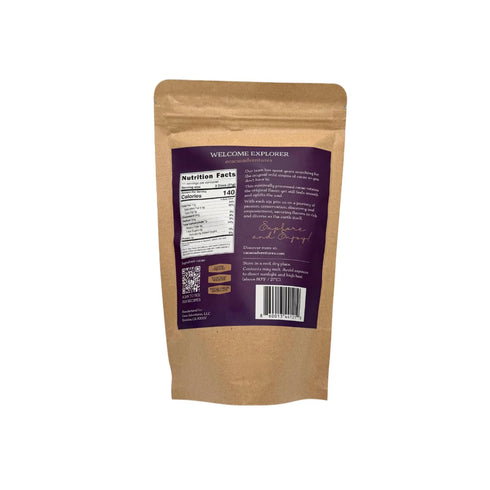 100% 8 oz Cacao Adventures Ceremonial Cacao | Sacred Valley Peru Pure Raw |Dairy Free & Vegan | Unsweetened | Ethically