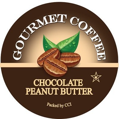 Gourmet Coffee Chocolate Peanut Butter Flavored Coffee Pods - 35 Count Single Serve Cups