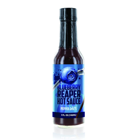 Pepper Joes Blueberry Reaper Hot Sauce Premium Carolina Reaper Sauce Made with