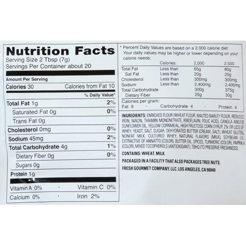 5 (Pack 2) Fresh Gourmet Premium Croutons, Sweet Butter Cornbread, Ounce