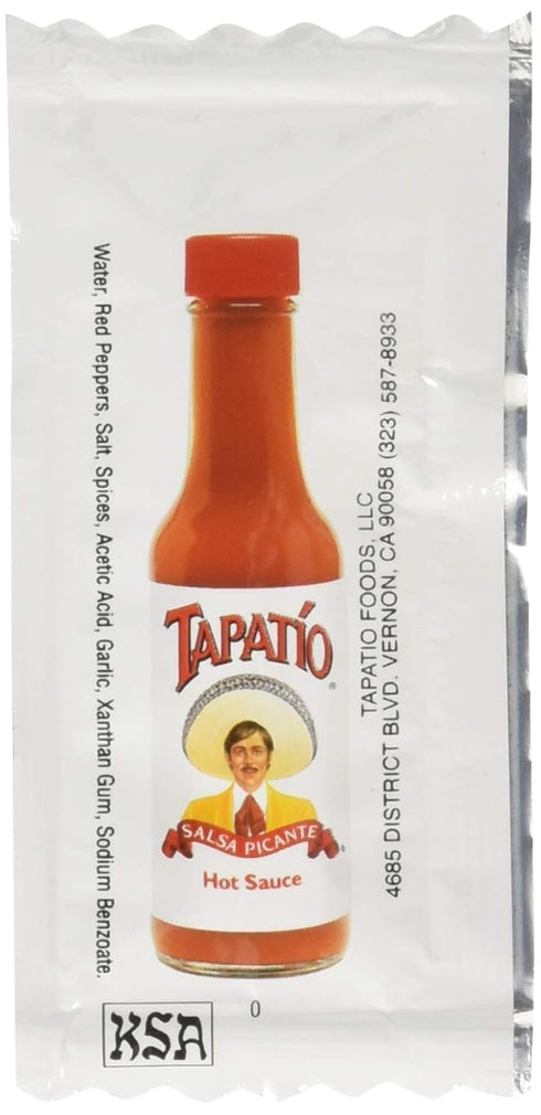 1/4 oz 7 (Pack 50) Packets, Tapatio Hot Sauce Travel size Gram of Bundled by SUPERDEALS with Mystery Gift