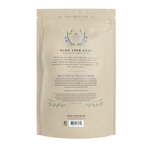 5oz Harney & Sons Butterfly Pea Flower Tea, Bag of Bright Blue Dried Butterfly Flower from Thailand