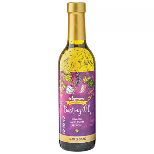 Wegmans Basting Oil with Garlic Flavor and Herbs, Olive Oil Blend, 12.7 Fl