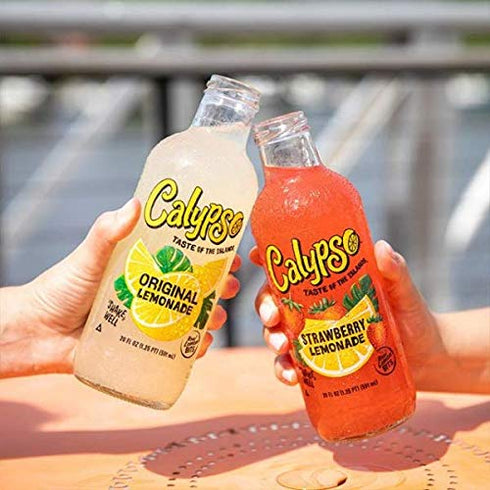 Calypso 16 6 Pack Lemonades Ounce Glass Bottles (Pineapple Peach Limeade)