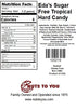 Eda's Sugar Free Hard Candy 5 lb. Eda's Tropical Mix bag by Nuts To You. Delicious Tropical flavors without any sugar.