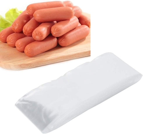Topyond Plastic Sausage Casing 50m x 50mm Food Grade Plastic Sausage Ham