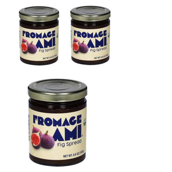 Fromage Ami Spreads, 6.6 oz, 3 Pack (6.6oz, Fig Spread)