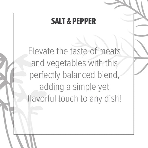 Mes Amis (2-Pack) Salt & Pepper Symphony Supreme + Cali Garlic Bliss Plus Pepper & Parsley Gourmet All-Purpose