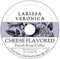 Larissa Veronica Cheese Flavored French Roast Coffee (Single Serve K-Cup Pods) (Gourmet, Naturally Flavored,
