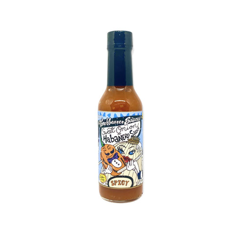 5 (5 oz, 1) Torchbearer Sauces Sweet Onion Habanero (Spicy), Ounces, All Natural, Vegan, Extract-Free, Made in USA