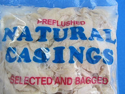 Smokehouse Chef Natural Hog Sausage Casings for Deer Pork Beef Elk Moose Links